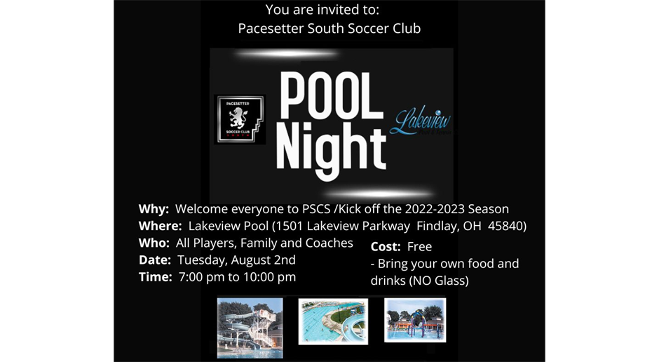 Pacesetter South - Pool Night - You're invited!
