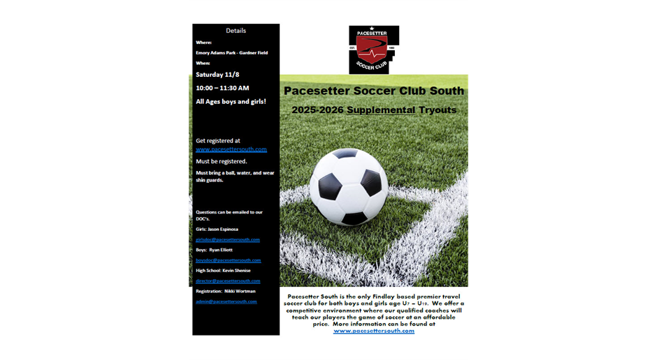 2025-2026 Supplemental Tryouts
